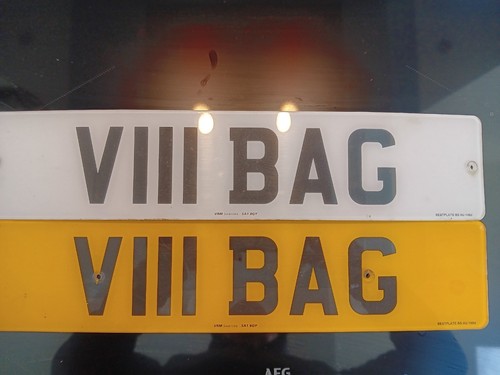 Registration numbers for - for, sale
