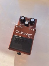 Boss OC-2 Octaver Guitar Effects Pedal Vintage 80s, Made in Japan.