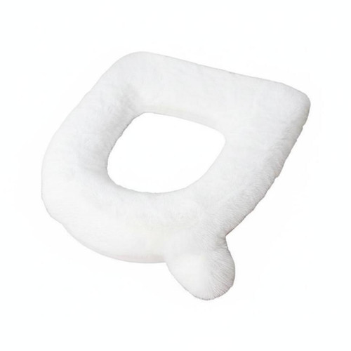 Plush toilet seat cover - plush, ultra