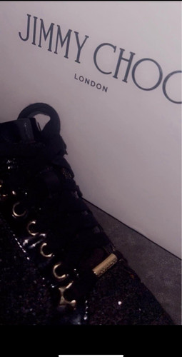 Jimmy choo black glitter - choo,