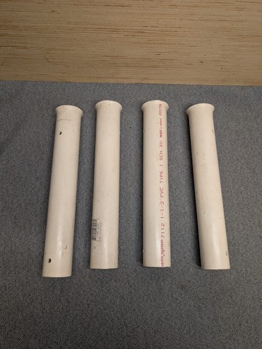 Lot pvc fishing rod - of, 4