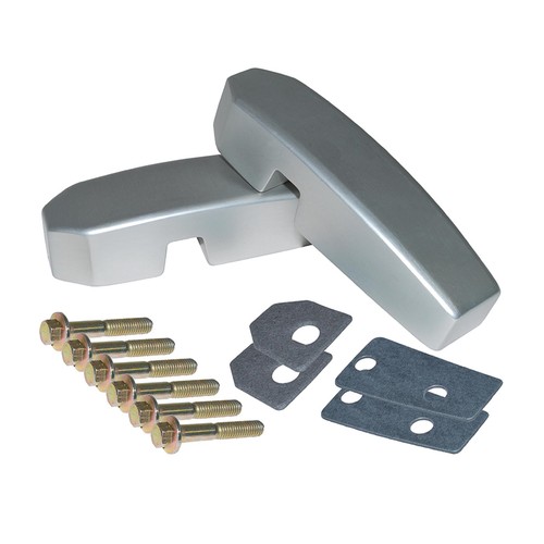 Windscreen brackets silver - windscreen,