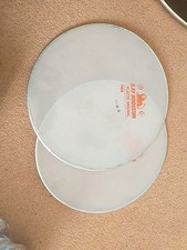 Dholak Replacement Vintage 12" Plastic Set of 2 Skins Indian Folk Musical Parts