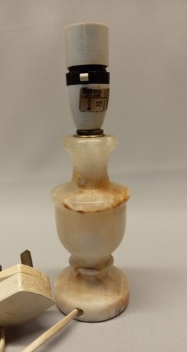 Vintage marble onyx table - vintage, lamp