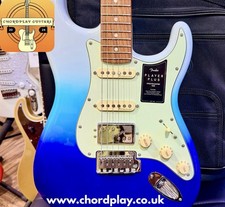 🌟NEW🌟 Fender Player Plus Stratocaster HSS~ Belair Blue Fade~ Mexican Strat!