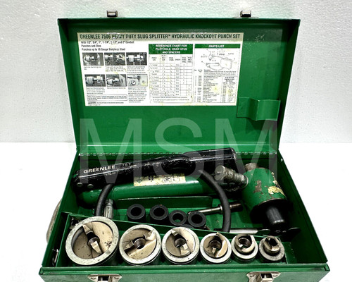 Greenlee 7506 slug splitter - 7506, slug-splitter