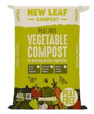 NEW LEAF Organic Peat Free Vegetable Compost - 40 Litre