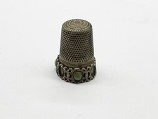 VINTAGE SOLID SILVER GREEN