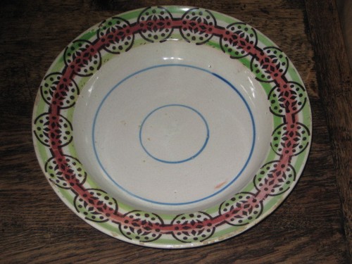 Large old tin glazed maiolica - tin,