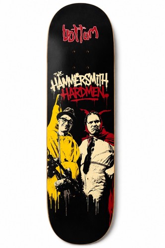 Bottom show skateboard deck - tv,