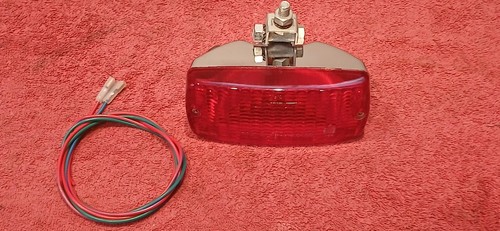 Classic car red rear fog - red, high