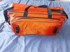 Orange Paramedic Bag + Shoulder Strap & Handles  L=65cm W=28 H=40 Free Postage 