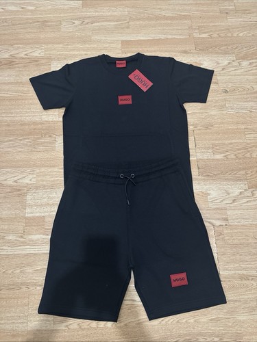 Hugo boss full black shorts - hugo,