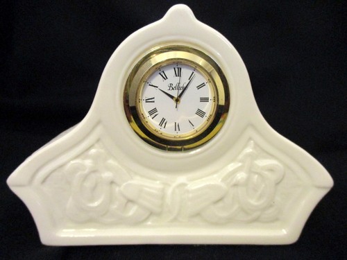 Belleek clock ireland celtic - clock,