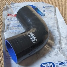SAMCO SPORT #E90/51(BLACK) 2in 90 Deg Elbow Hose Black