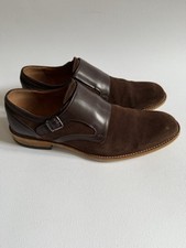 UK 8 MENS LACUZZO BROWN SUEDE