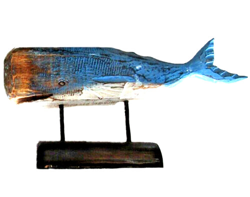Whale stand hand crafted - hand,