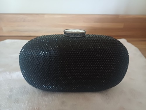 Black stunning diamante hard