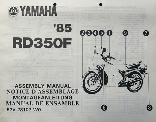 Yamaha rd350f 1985 - 1985, genuine