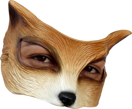 Wolf half face mask - wolf,
