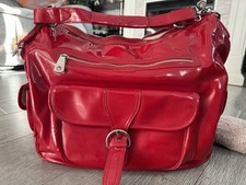 ICandy Red Painant Baby Bag