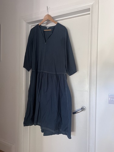 Jigzaw dress blue 100 cotton - blue, 100%