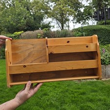 Vintage Wooden Kitchen Spice Rack Curio Trinkets Country Cottage