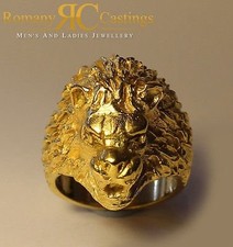 Polished Lion's Head  Ring  in