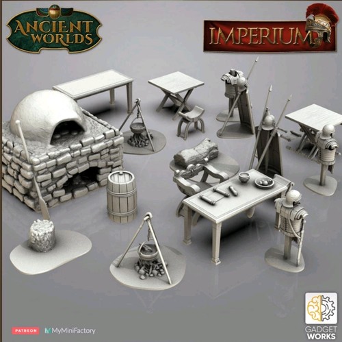 Wargaming 28mm roman camp - wargaming,
