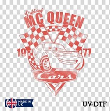 Lightning McQueen Car UV DTF