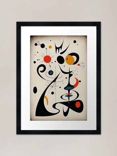 Joan miro framed art - joan, print