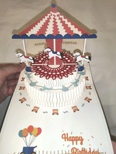 Yellow 3D Birthday Card with