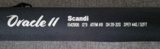 shakespeare oracle 2 fly rod Scandi 12'9 8 weight Salmon used once
