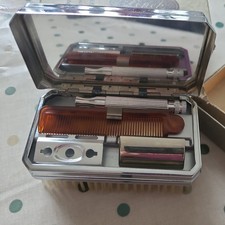 Linek  Vintage Men’s Travel Grooming shave Set unused Made In London