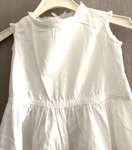 Vintage ivory christening gown - christening,
