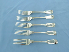 An antique sterling set of