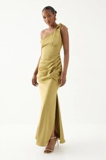Misspap Olive Bridesmaid Dress