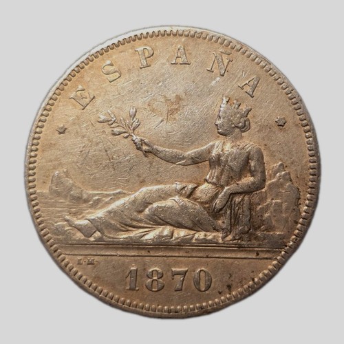 1870 pesetas spanish - 1870, 5