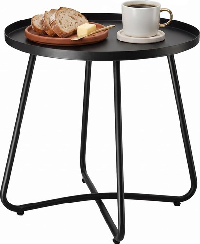 Black outdoor side - black, tables