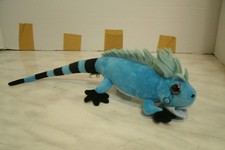 Nature Planet Blue Iguana / Gecko Reptile  Plush Soft Toy