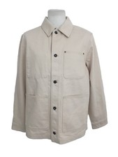 Men denim jacket ecru - men's,