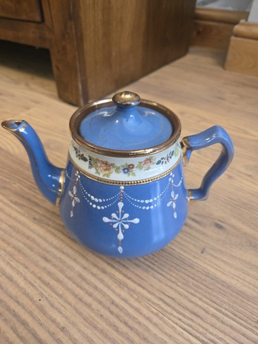 Sadler blue glaze teapot - sadler,