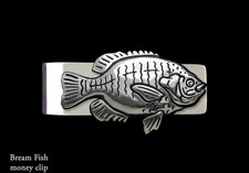 14K White Gold Over Bream Fish