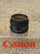 Canon FD 50mm f/1.8 Prime Lens