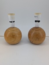 Vintage Pair Of Wooden Ball