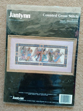 TERESA WENTZLER " ANGEL PROCESSION " CROSS STITCH A USED CHART FROM A KIT