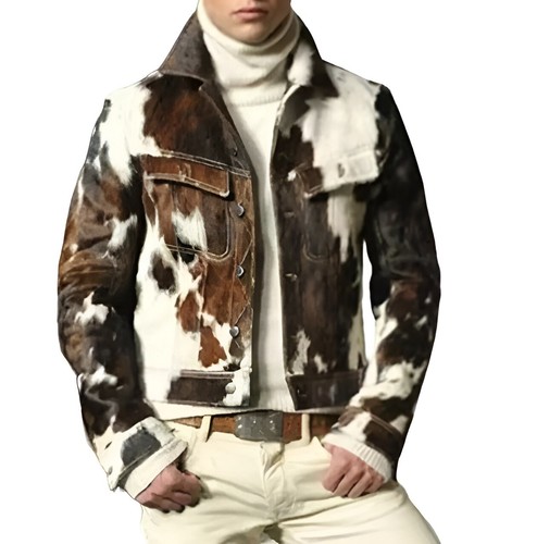 Men western cowhide leather - men's,