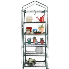 5 Tier Greenhouse JonesHouseDeco 69x49x193 cm Portable Mini Indoor Outdoor