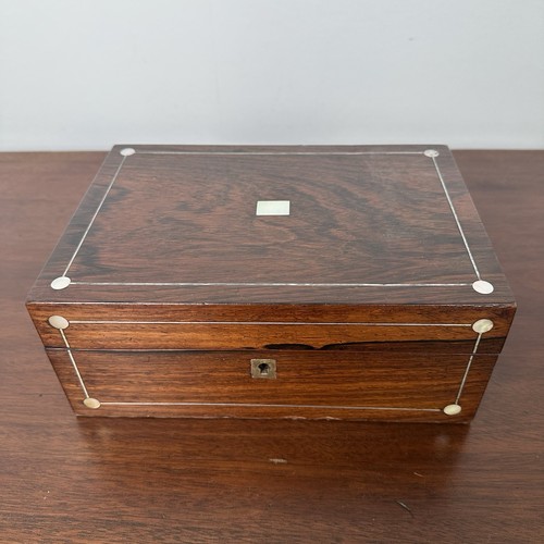 Vintage rosewood veneer sewing - rosewood,