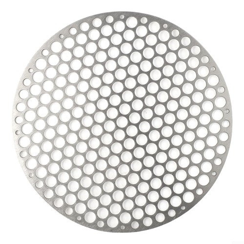 Stainless steel round grill - steel,